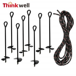 HDG Steel Ground Screw Pole Anchor Earth Anchor 80u Auger Ground Anchor