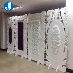 Heavy duty backdrop stand artificial flower wall backdrop wedding backdrop stage