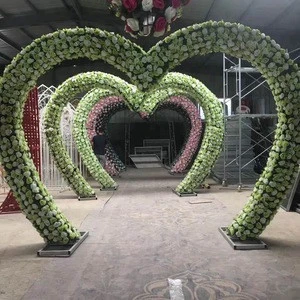 Heavy Duty Large Metal Heart Shape Wedding Arch