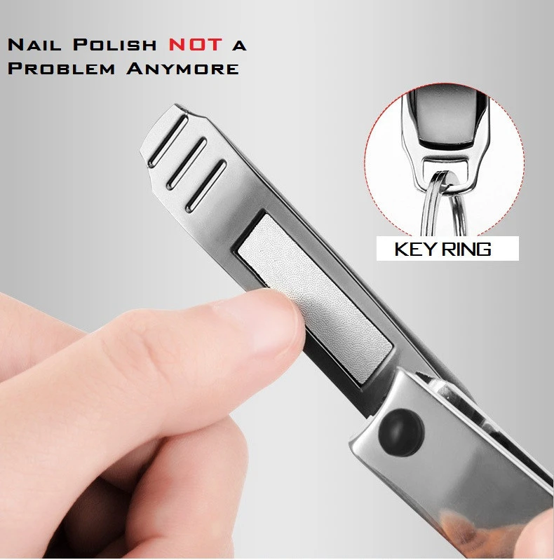 Heavy Duty Stainless Steel Zinc Alloy Toe Nail clipper with metal box for promotion gift