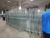 Heavy duty wheeled supermarket roll cage for transporting