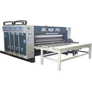 Hebei Famous Brand Chain Feeding Printing Slotting Die Cutting Machine