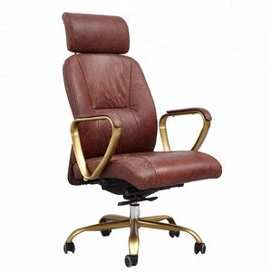 High Back Leather Home Office Chair
