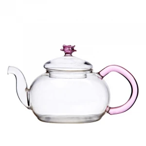 High Borosilicate Heat Resistant Teapot Infuser Teapot Set With Cup Glass Teapot