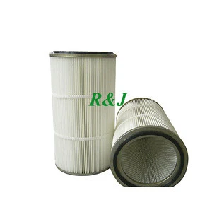 High capacity Easy clean the powder dust collector HEPA air cylinder 5 micron cartridge filter