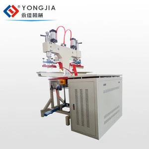 high frequency soldering station, 8kW double head pu/pvc fabric embossing machine