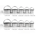High grade stainless steel cookie cutter wave edge fruit vegetable cutter set pastry cake tools dumpling round biscuit cutter