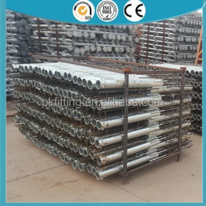 High Load Capacity Fence Spiral Ground Anchor Helical Screw Piles Manufacturer