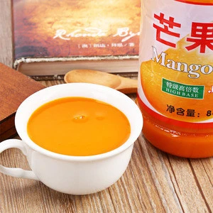 High multiple mango juice 840 ml containing mango pulp 1:9 For restaurant use