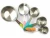 Import High quality 10-piece set measuring cups and spoons assorted colors stainless steel with silicone handle from China