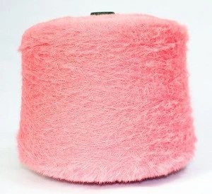 High-quality 100% nylon feather yarn hairy yarn 1.5CM 2CM 3CM fancy knitting sweater feather yarn
