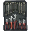 High Quality 186pcs Tool Set in Aluminum Case with Pull Rod germany tool set