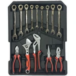 High Quality 186pcs Tool Set in Aluminum Case with Pull Rod germany tool set