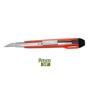 High quality 9mm Handle Offers an Ergonomic Design Paper Box Cutter Knives Utility Knife
