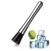 High quality bar tool Stainless Steel Cocktail Muddler and Mixing Spoon Set