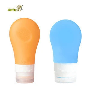 High quality convenient usage fancy silicone travel/baby bottle for cosmetic packaging big size 90ml