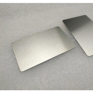 High Quality Custom blank sublimation aluminum metal card