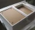 Import High quality Custom white square wooden  shadow  box photo frame from India