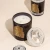 Import High Quality Different Size Seal Pot Style Glass Jar Soy Wax Candle Scented With Metal Labeling from China