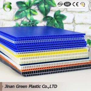 High Quality Factory 7mm 8mm 9mm 10mm pp hollow corrugated plastic sheet