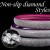 High Quality Factory Supply Non-slip Diamond Styles leather Car Steering Wheel Cover for Ladies Model