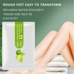 High quality feet treatment sock Lime Gentle exfoliation peeling foot mask sheet exfoliating peel care foot mask