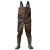 Import high quality fishing wader 100% waterproof camo chest PVC wader from China