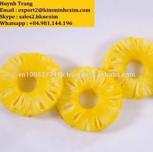 High Quality Frozen pineapple fruit with 10kg/box origin Vietnam