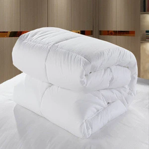 High quality hotel bedding accessories comforter White warm soft winter thick quilt