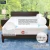 Import High-quality medium-hardness double-layer bamboo charcoal latex mattress cooling pad with removable mattress cover from China