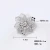 High quality Metal Silver flower  napkin rings gold for Wedding Party hotel Decoration