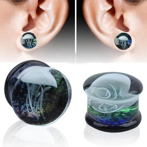 High quality Opal auricle ear plug Body Jewelry