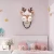 Import High quality sika deer resin wall hanging creative home decoration fawn living room entrance wall hanging from China