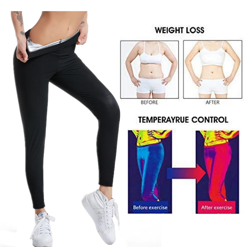 High Quality Silver Coated Womens Slimming Pants Sweat Sauna Body Shapers