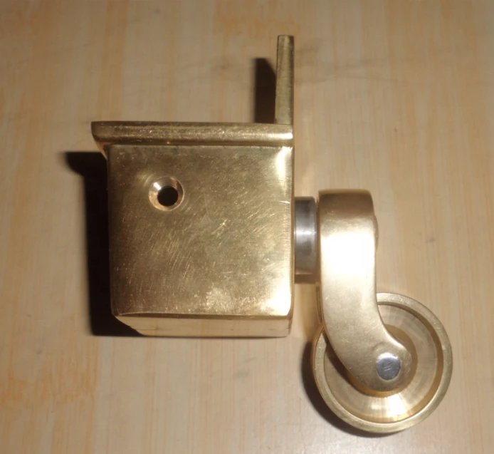 High quality solid brass furniture casters
