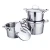 Import High quality stainless cookware sets die cast Stainless Steel cookware set wonderchef cookware set from China