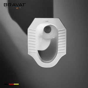 High temperature firing solid surface ceramic squat toilet price squat pans C2542W