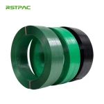 High Tempreatura Resistance Green PET Strapping Band 19mm Polyester Strap For Packing