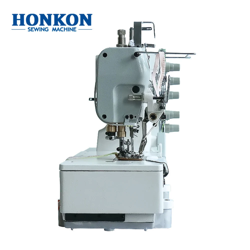 HK 500-05CB/D DIRECT DRIVE EDGE COVER INTERLOCK SEWING MACHINE FOR ELASTIC OR LACE ATTACHING