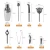 Import Home custom professional bartender kit with stand stainless steel cocktail shaker mixing bar tool set from China