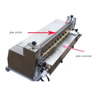 Hot Melt Glue Machine/Paper Gluing Machine with Hot and Cold Glue/Paper Pasting Gluing Machine