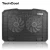 Import Hot model double fans ergonomic design stand laptop cooling pad/cooling stand/laptop cooler from China