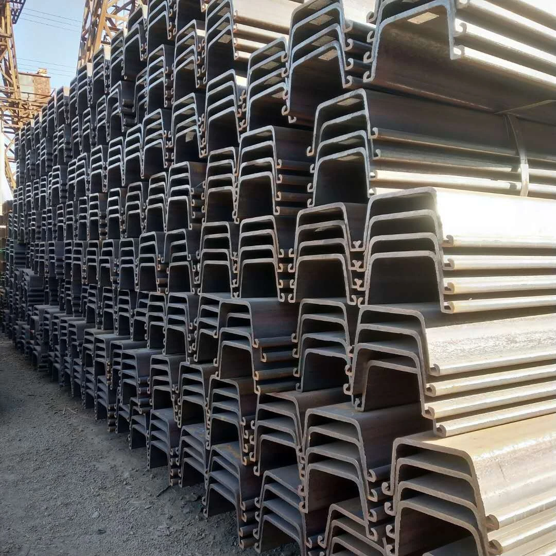 Hot rolled sheet pile for the piling construction project