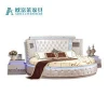Hot Sale Bed Room Furniture Round Bedroom Set , Bedroom Set Furniture Foshan