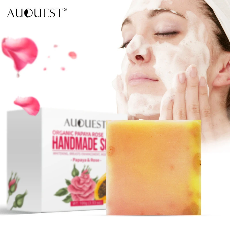 Hot Sale Custom Cleansing handmade whitening moisturizing rose essential oil Soap