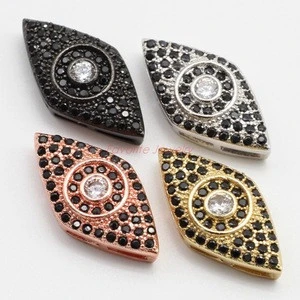 Hot sale diamond studded drop shape jewelry fashion style micro cz jewelry accessories in stock