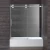Import Hot Sale Foshan Kamali Factory Price Customizable Frameless Tempered Glass Bathtub Shower Screen, Temper Glass Shower Door from China