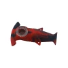 Hot Sale Waxmaid Silicone Material Shark Shape Glass Smoking Pipe With Glass Bowl
