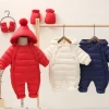 Hot Sale Winter Baby Climbing Romper Warm Thick Girl Baby Clothes Jumpsuit Baby Sleepwear
