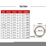 Hot Sale Zinc Alloy Spring Rings Metal Open Ring Key Ring for Bag Hardware Accessories Wholesale Buckle
